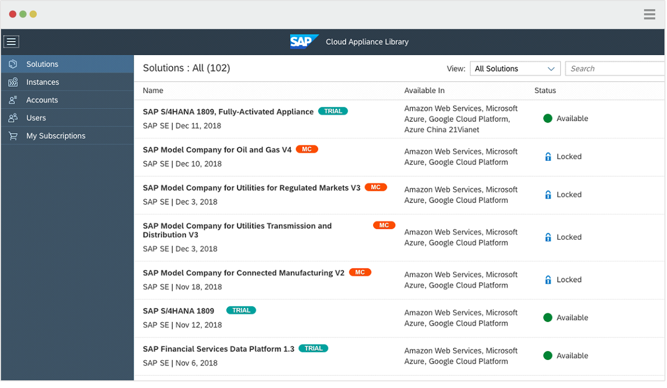 Image of SAP S/4 HANA